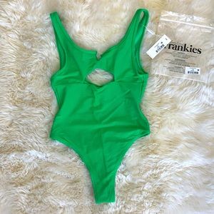 Frankies Bikinis Jade Cody One Piece NWT